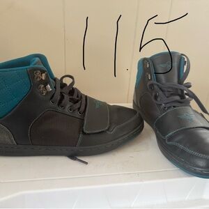 Creative Recreation Men's Black Sneakers with Teal Detailing
